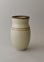 Deco Series Vase in Bronze Stripe - Victoria Morris